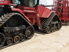 Case IH Quadtrac traktorius su poliuretanu restauruotais atraminiais ritinėliais