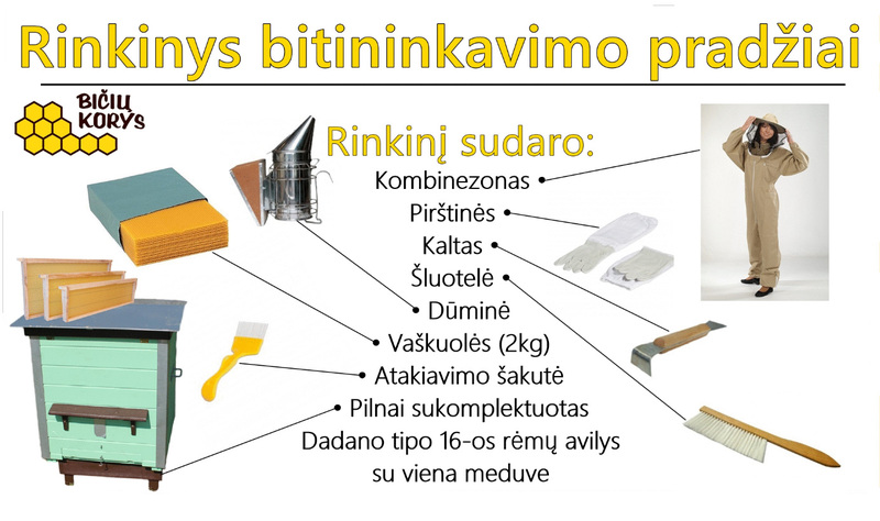 Rinkinys bitinkavimo pradziai