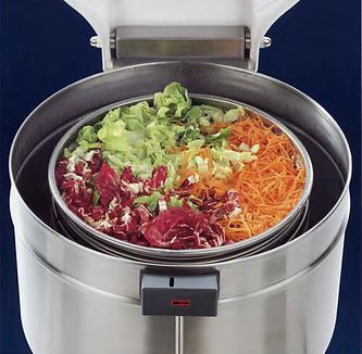 Salotų ir daržovių pjautymo mašina