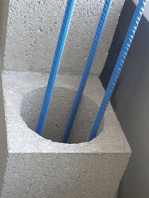 betoninių blokelių sienos armavimas