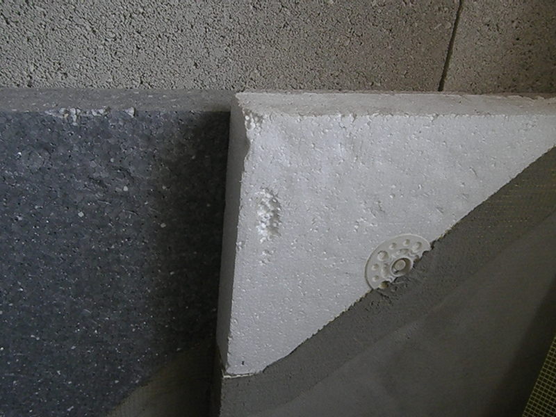 betoninių blokelių sienos šiltinimas