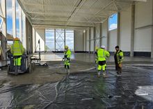 Betoninės aikštelės sunkiai technikai